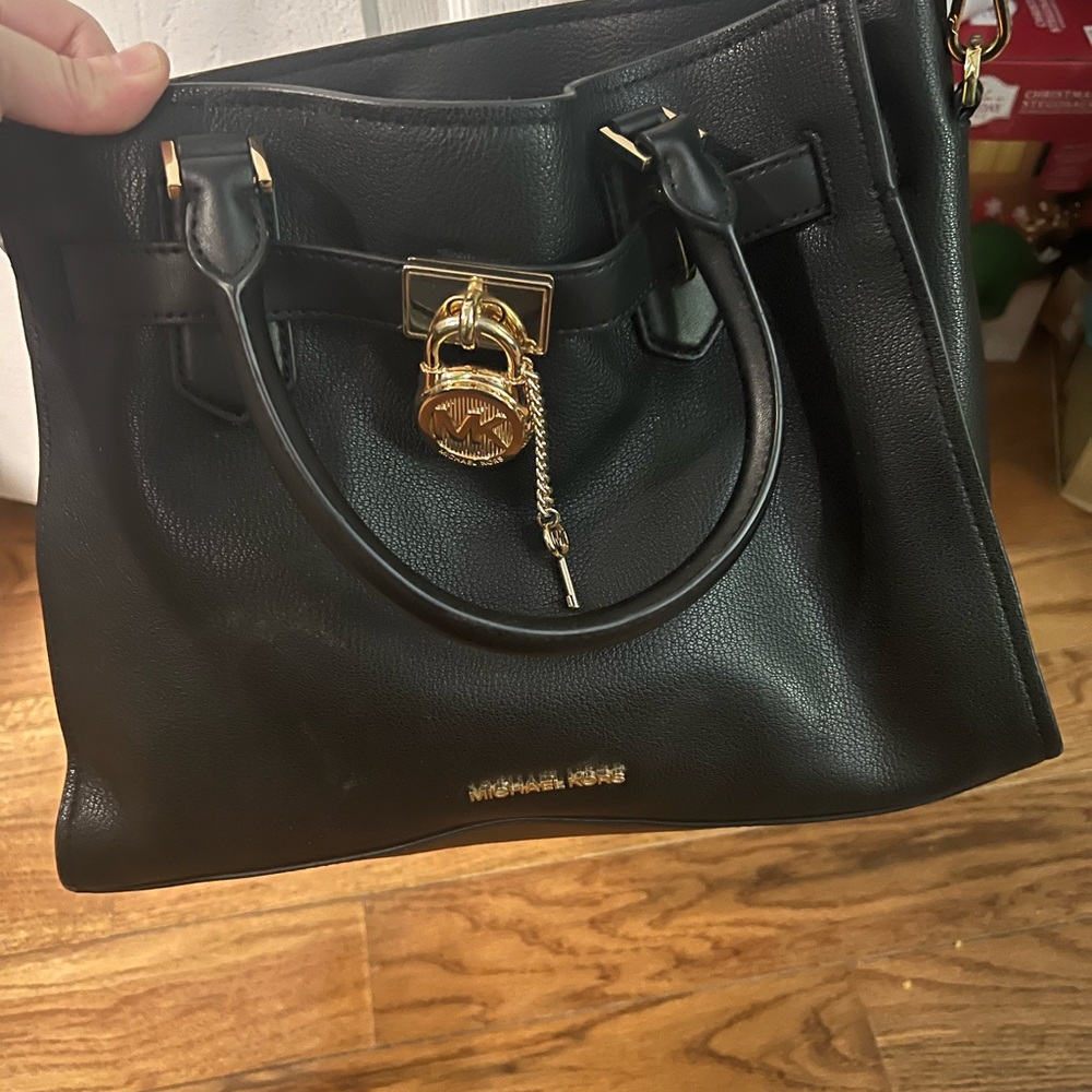 Michael kors Black Leather Shoulder Bag